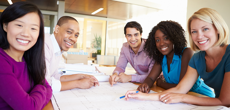 Group of employees