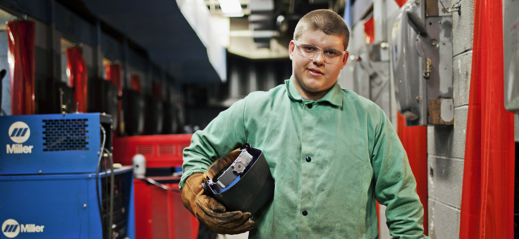 KCTCS welding student