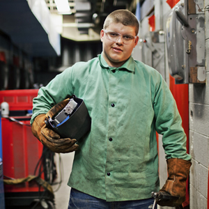 KCTCS welding student