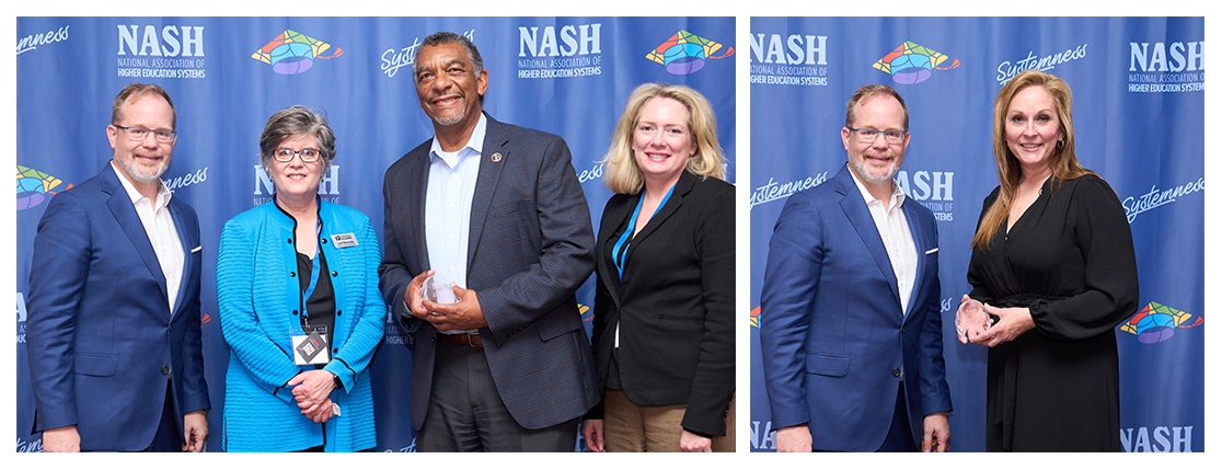 Awards recipients with NASH representative.
